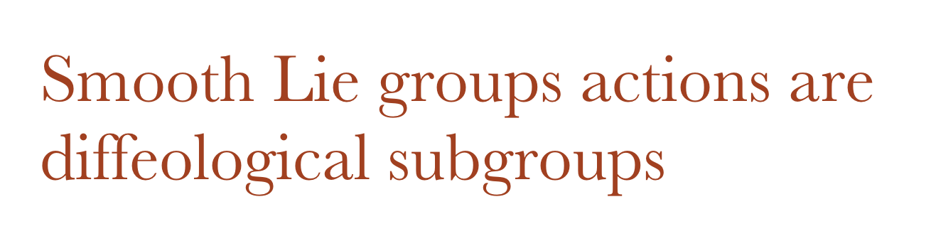 Smooth Lie groups actions are diffeological subgroups