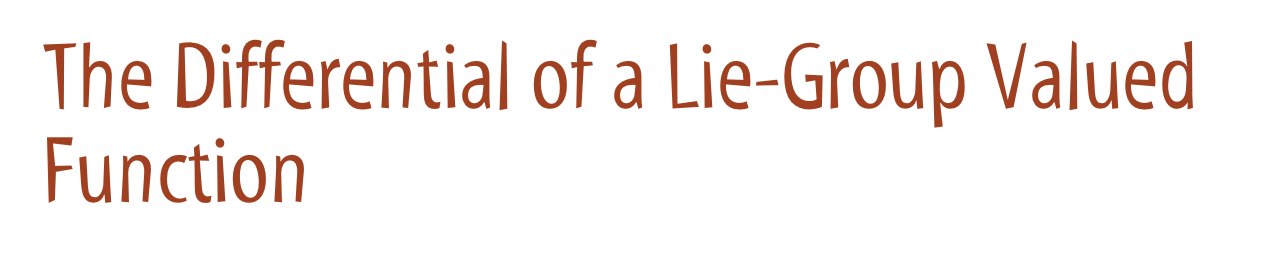 The Differential of a Lie-Group Valued Function